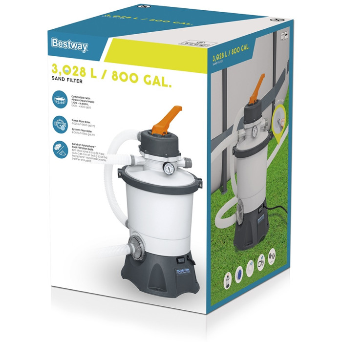 Фильтр-насос Bestway песочный 3028 л/ч 58515