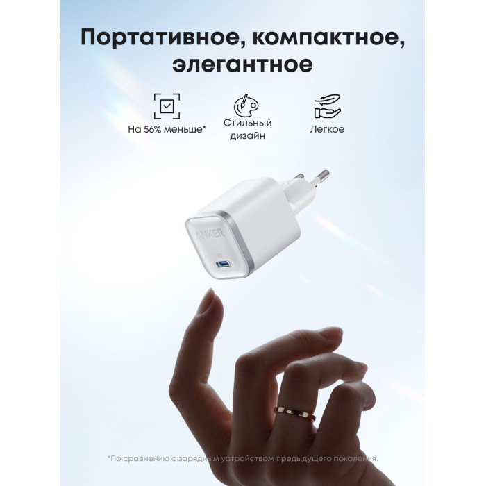 Адаптер питания Anker Nano Charger (A2692L21) ) Белый