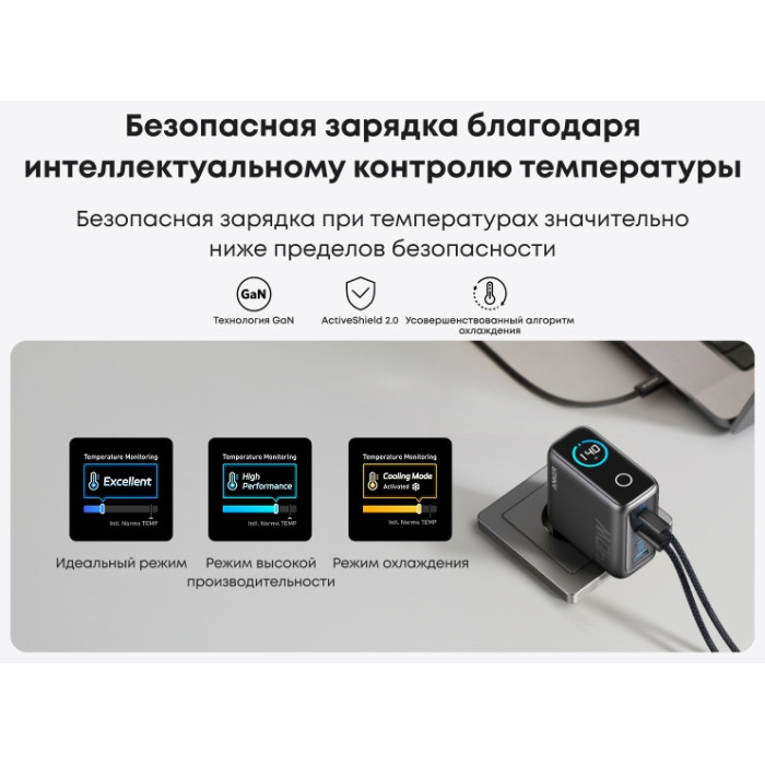 Адаптер питания Anker Charger (140W, 4-Port, PD 3.1) (A2697GZ1)