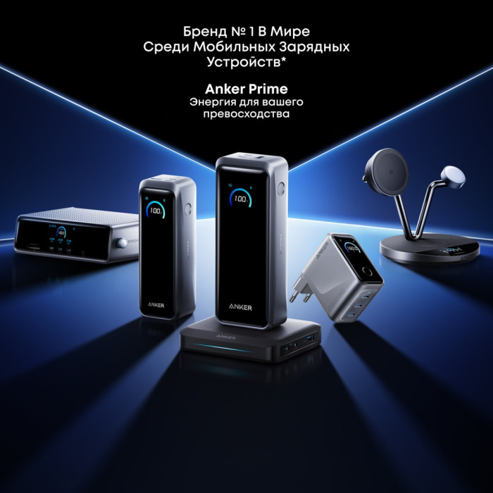 Адаптер питания Anker Prime Charger Smart Display (A2687341)