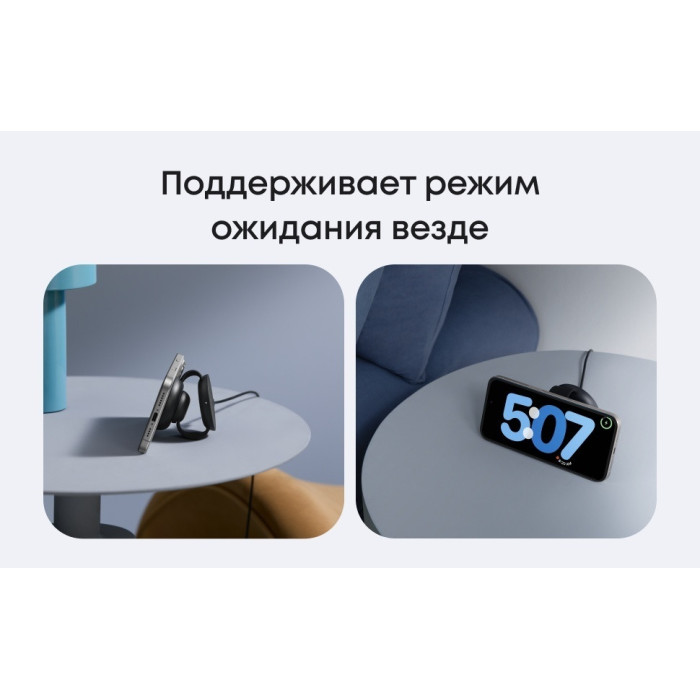 Беспроводное зарядное устройство Anker MagGo (3-in-1, Foldable Pad) (B25M8H11) Черный