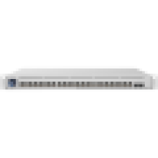 UBIQUITI Enterprise 24 PoE; (12) 2.5 GbE, (12) GbE; all PoE+ ports; (2) 10G SFP+ ports; 400W total PoE availability; DC power backup-ready; Layer 3 switching.<br>