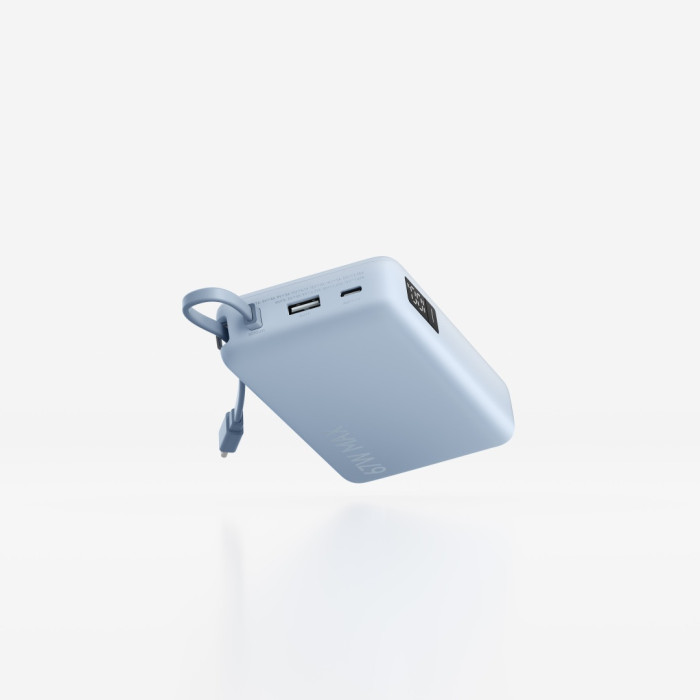 Портативный внешний аккумулятор Xiaomi 67W Power Bank 10000 (Integrated Cable) Ice Blue