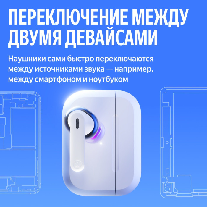 Беспроводные наушники Яндекс YNDX-00150VIO, Фиолетовый