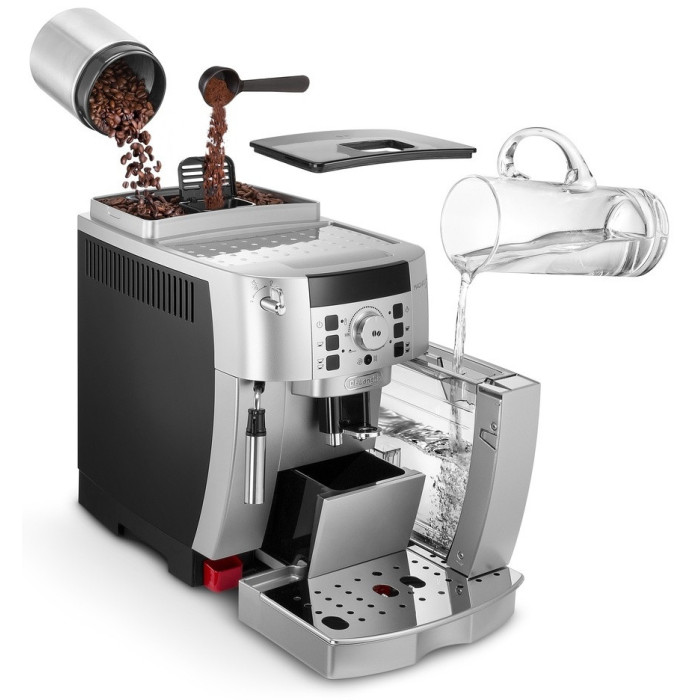 Кофемашина Delonghi Magnifica S ECAM 22.110.SB серебристый