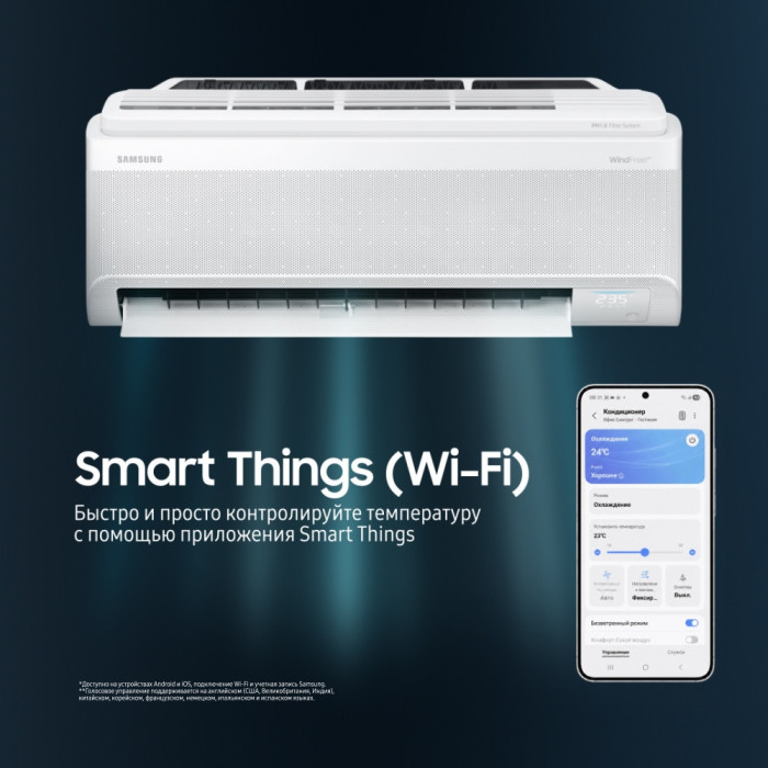 Кондиционер Samsung AR80F09CABWNER