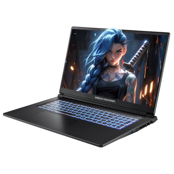 Ноутбук Dream Machines/RG5050-17KZ27 / V270RNM/1г/Core i7/13620H/3,6 GHz/32 Gb/PCIe NVMe SSD/1000 Gb/No ODD/GeForce/RTX 5050/8 Gb/17,3 ''/1920x1080/Бе