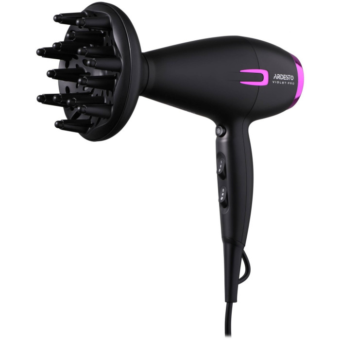 Фен Ardesto HD-Y221PRO / 1750-2100Вт/2 скорости/ 3 темп.режима/диффузор/черный