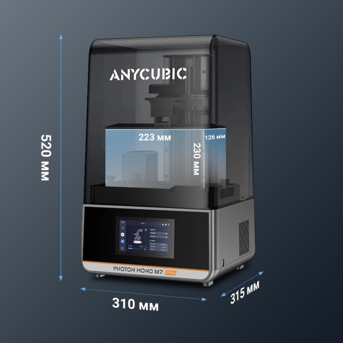 Фотополимерный 3D принтер Anycubic Photon Mono M7 Pro