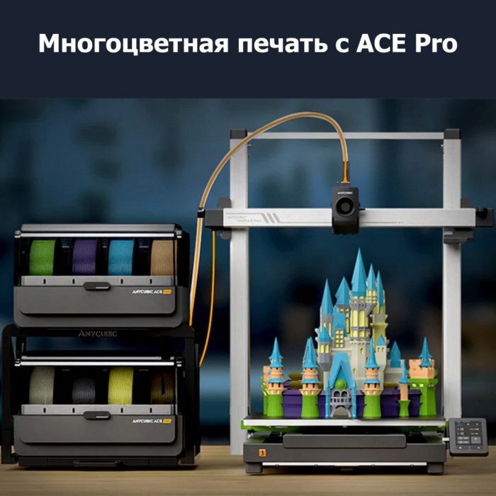 Филаментный 3D принтер Anycubic Kobra 3 Max Combo