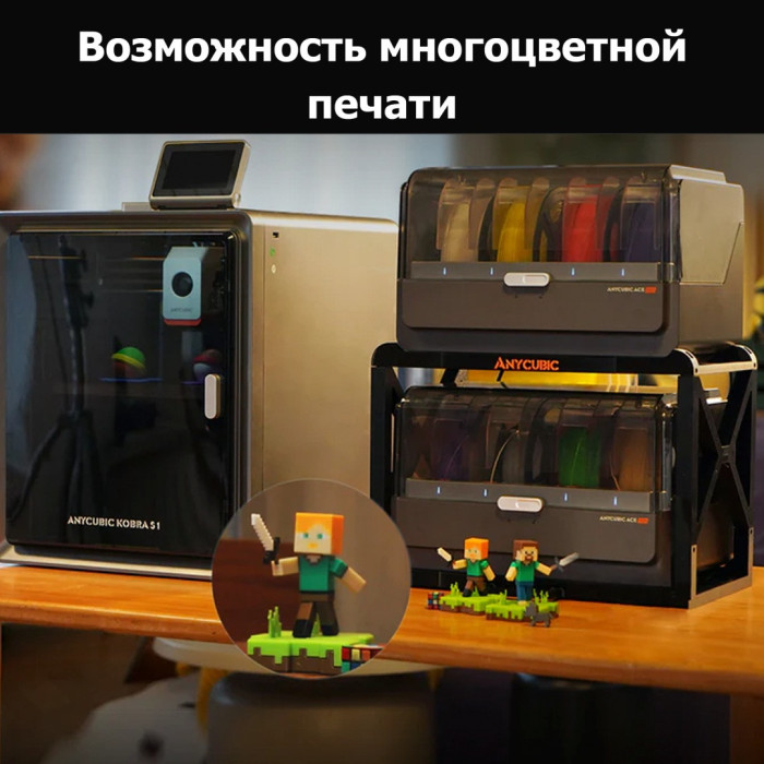 Филаментный 3D принтер Anycubic Kobra S1 Combo