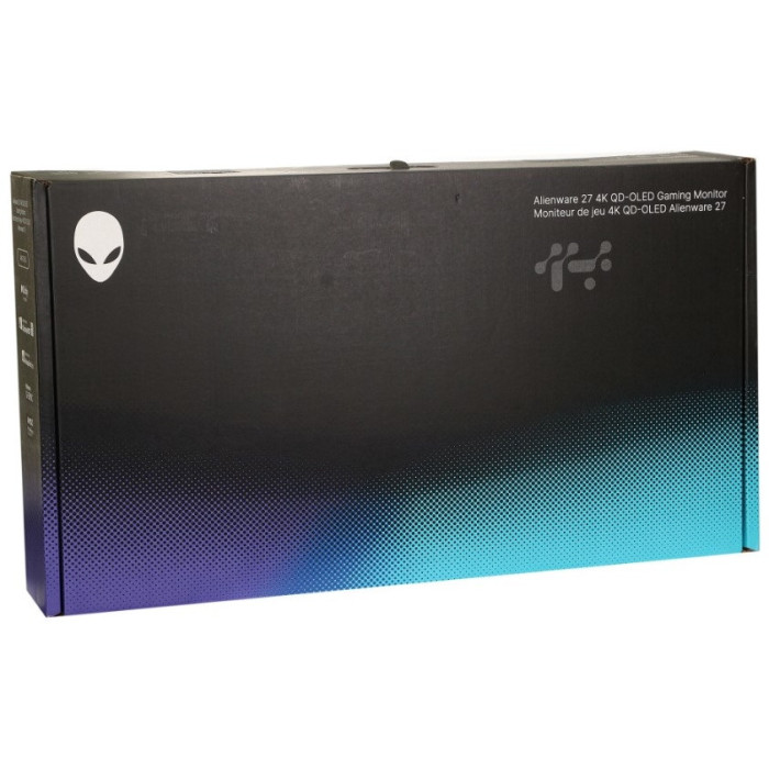 Alienware 27 4K QD-OLED Gaming Monitor - AW2725Q/UHD 3840 x 2160/16:9/178/178/0,03 ms/1000 cd/m/1,500,000:1/2 x HDMI 2.0/DP 1.4/4x USB/USB-C/3Yr w