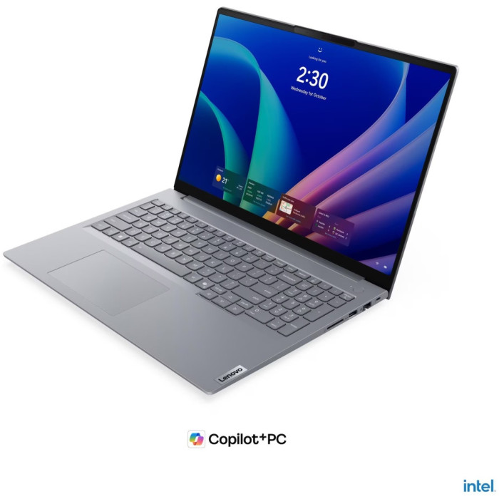 Lenovo ThinkBook 16 Gen 9 (16' Intel), Intel® Core™ Ultra 5 325 (LPE-cores up to 3.40GHz, 12MB), 16' WUXGA Non-Touch, 16.0GB, 1x512GB SSD M.2 2242 PCIe Gen4 QLC, Intel® Graphics, BT 5.4,Wi-Fi 7 2x2 BE, 100/1000M Ethernet, FPR, 5MP, 3 Cell Li-ion 48Wh, 65W