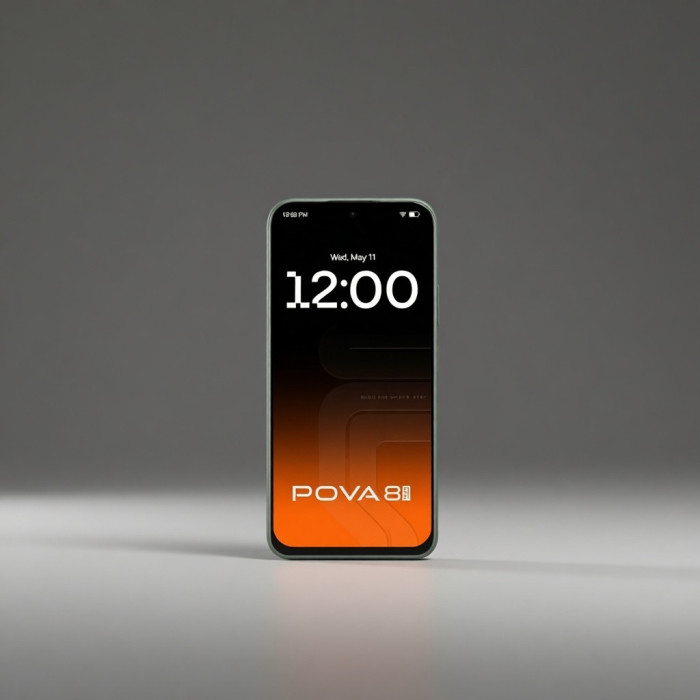 Мобильный телефон TECNO POVA 8 5G (LK6) 128+8 GB Graphite Black