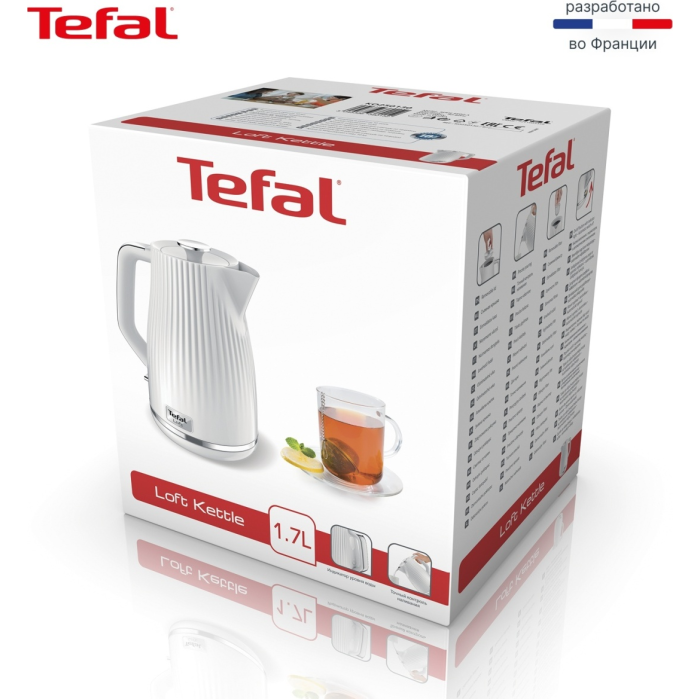 Электрочайник Tefal Loft KO 250130 белый
