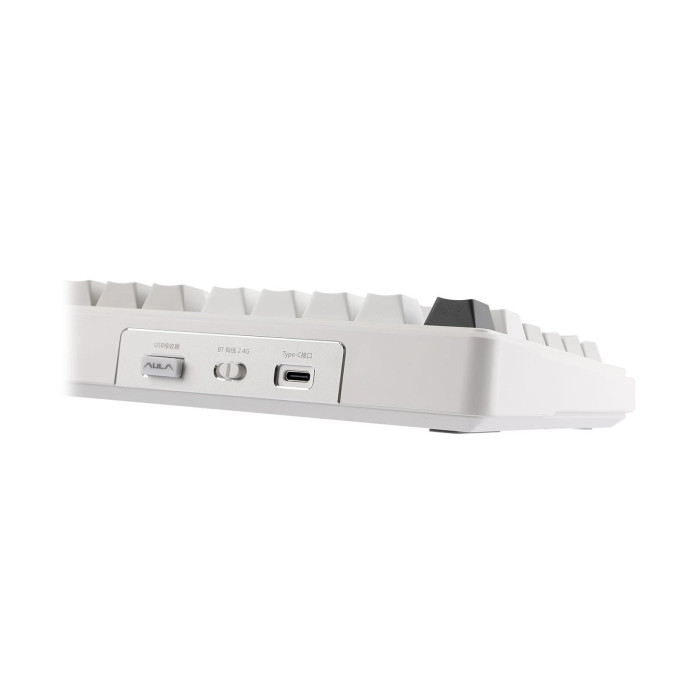 KeyBoard Bluetooth, Aula F99, BT/wireless/Type-C, mechanical, Grey+white+dark