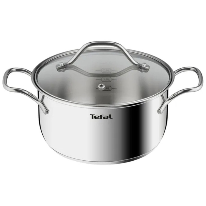 Tefal кастрюля B8644474 нержавеющая сталь 2.9 л