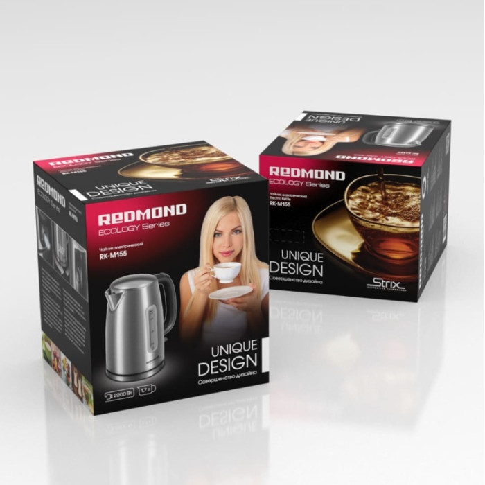 Электрочайник REDMOND RK-M155 серый