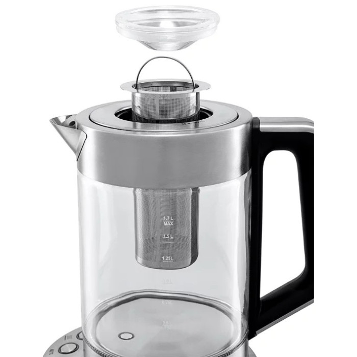 Электрочайник Kitfort КТ-622 серебристый