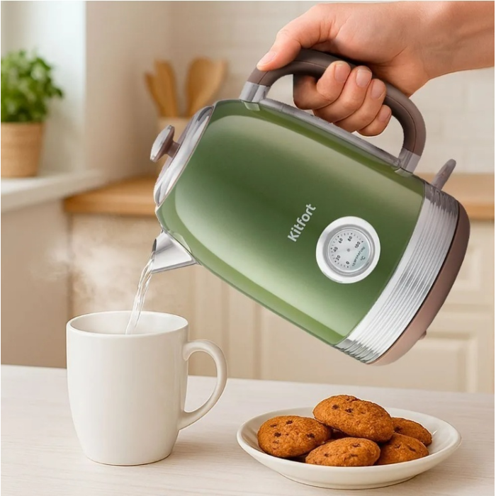 Электрочайник Kitfort КТ-6110 зеленый