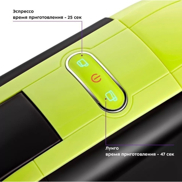 Кофеварка Kitfort KT-7105-2 черный, зеленый