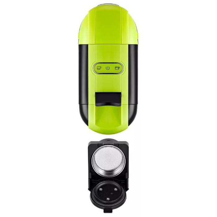 Кофеварка Kitfort KT-7105-2 черный, зеленый