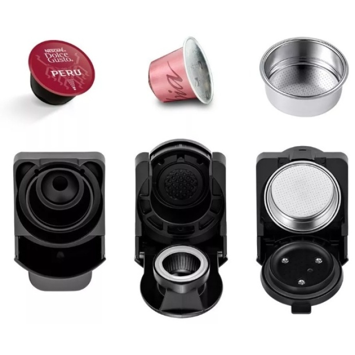 Кофеварка Kitfort KT-7105-2 черный, зеленый