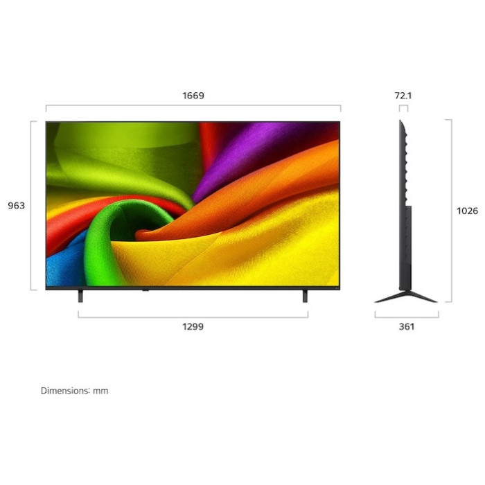 Телевизор 75' LG 75NU900B6LA LED 4K UHD Smart