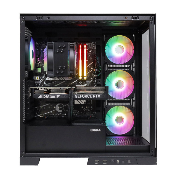 Core i7-14700F-2.1GHz/B760/RAM 32GB/SSD 1TB (M.2)/RTX5070-12GB/no DVD/1000W/