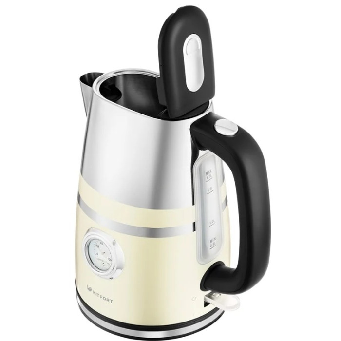 Электрочайник Kitfort KT-670-3 бежевый
