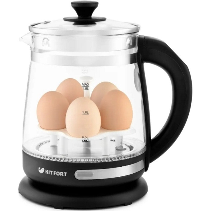 Электрочайник Kitfort KT-656 черный