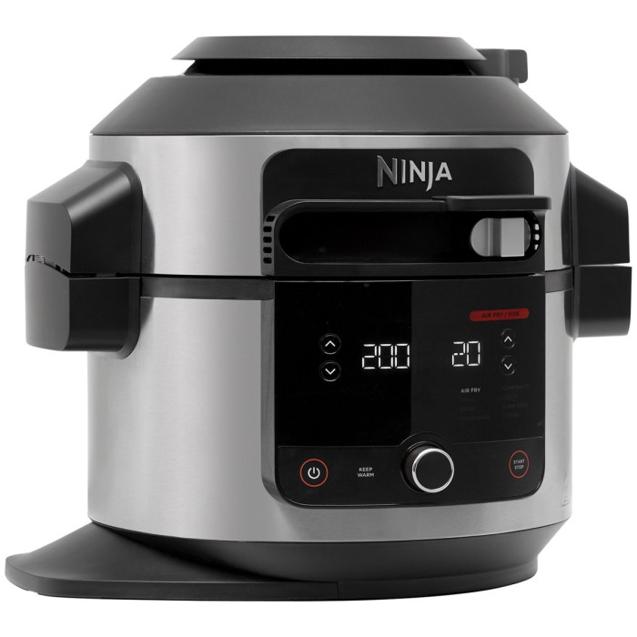 Мультиварка-Скороварка 11в1 Ninja OL550EU стальной/черный