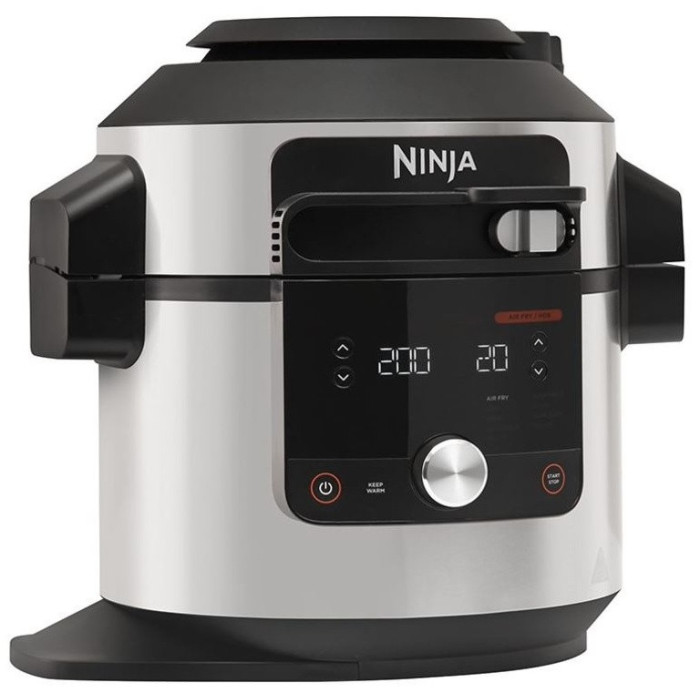 Мультиварка-Скороварка 12в1 Ninja OL650EU стальной/черный