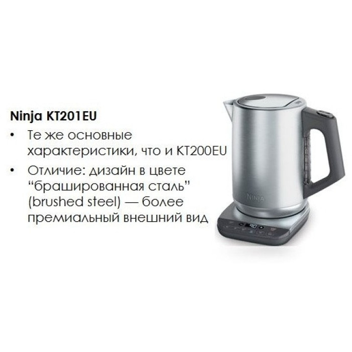 Чайник электрический Ninja KT201EU металл