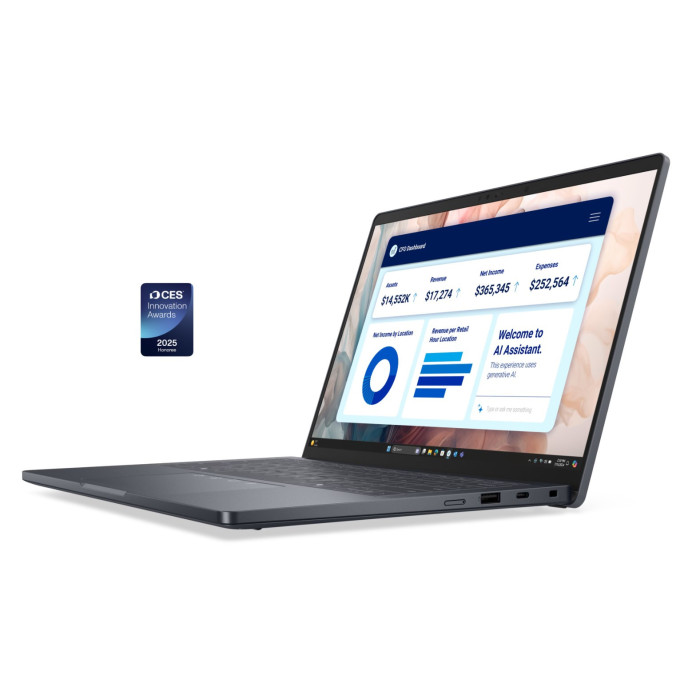 Ноутбук Dell/Pro 14 Premium (PA14250) XCTO/3г/Core Ultra 7/238V/2,2 GHz/32 Gb/SSD/512 Gb/No ODD/Graphics/Intel® Arc™ 140V GPU/14 ''/1920x1200/Windows