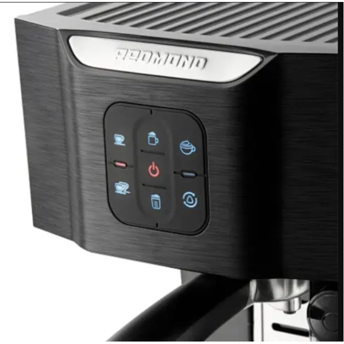 Кофеварка REDMOND RCM-1512 серебристый, черный