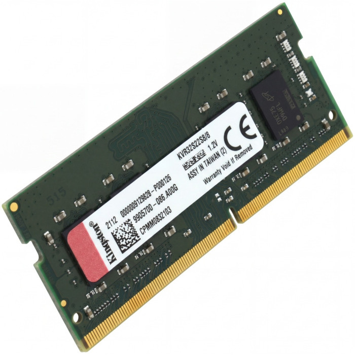 Модуль памяти для ноутбука Kingston KVR32S22S8/8 DDR4 8GB 3200MHz