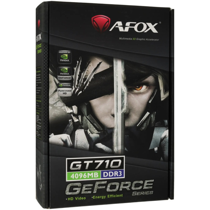 Видеокарта AFOX GT710 4GB D3 LP Single Fan (AF710-4096D3L5-V3)
