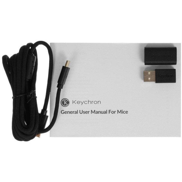 Мышь игровая беспроводная Keychron M6 8K Wireless M6S-A23 черный