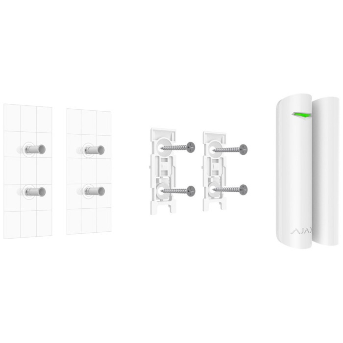 Ajax DoorProtect Plus черный Магнитный датчик открытия с сенсором удара и наклона
