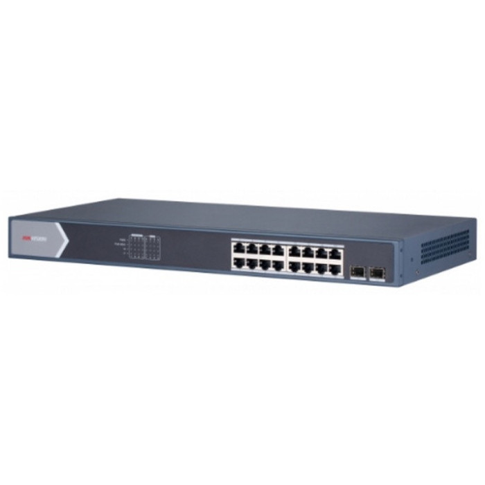 Hikvision DS-3E1518P-SI Коммутатор 16-портовый PoE, управление через Hik-Partner Pro