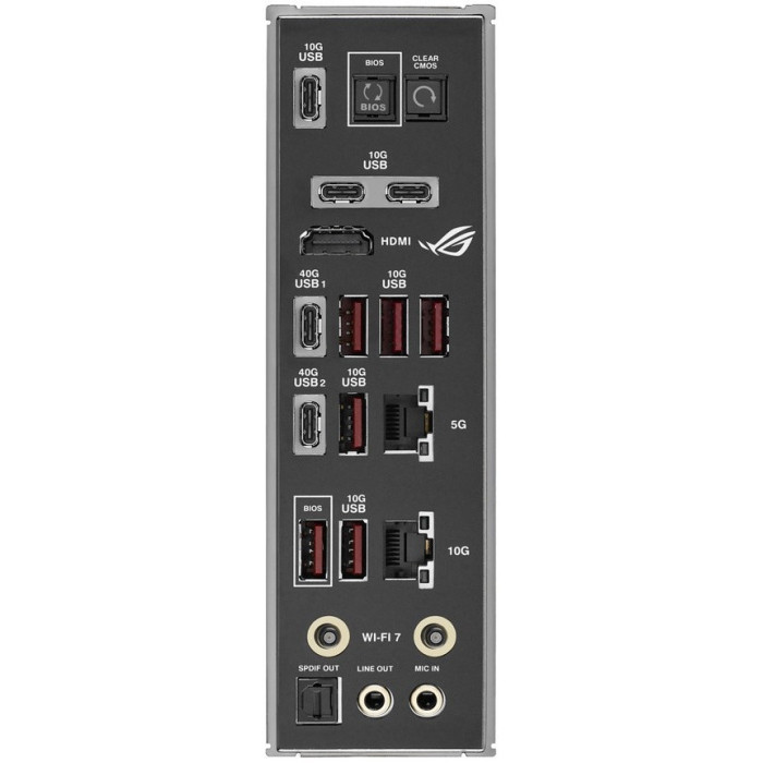 Сист.плата ROG CROSSHAIR X870E DARK HERO, X870E, AM5, 4xDDR5, 2xPCI-E x16, 5xM2, 2xUSB 4.0 Type C, HDMI, WIFI7, BOX
