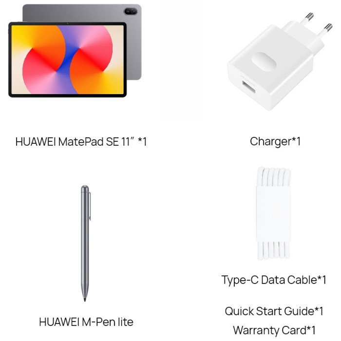 Планшет HUAWEI / Agassi6R-L09DP MatePad SE 11”LTE(8+128G, inbox pencil)