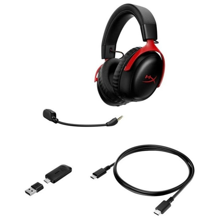 Гарнитура HyperX Cloud III S - Gaming Headset (Red) A59Z0AA