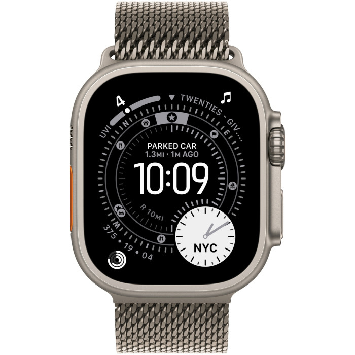 Смарт часы Apple / Watch Ultra 3GPS + Cel49mmNat Tit Case with Nat Titm Milanese Loop - M MEWY4QR/A