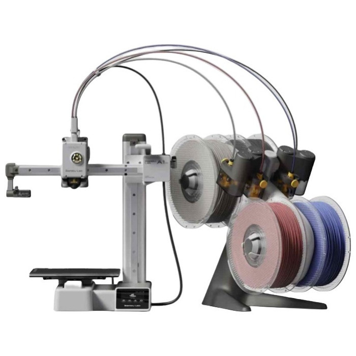 Филаментный 3D принтер Bambu Lab A1 mini-Combo-EU (PF002-M+SA005-EU)