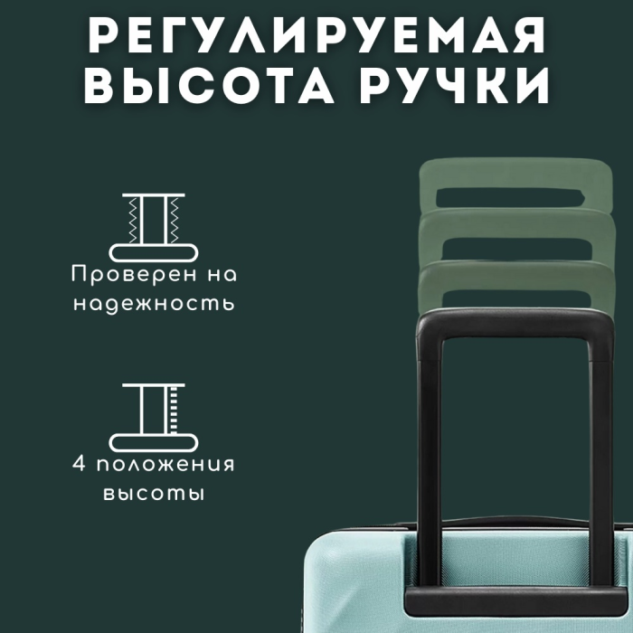 Чемодан NinetyGo Ripple Luggage 26&apos&apos Black, 6941413222273 полиэстер 80 л черный
