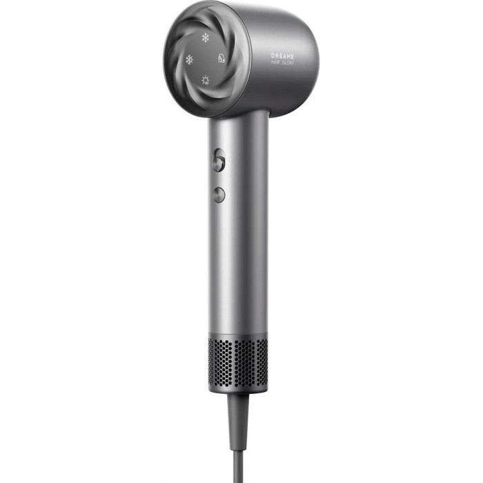 Фен высокоскоростной Dreame Glory Mix Black, 1600 Вт, 2 режима, 3 насадки, датчики