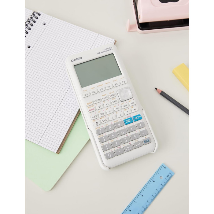 CASIO FX-9860GIII-W-ET, 10+2-разрядный, белый