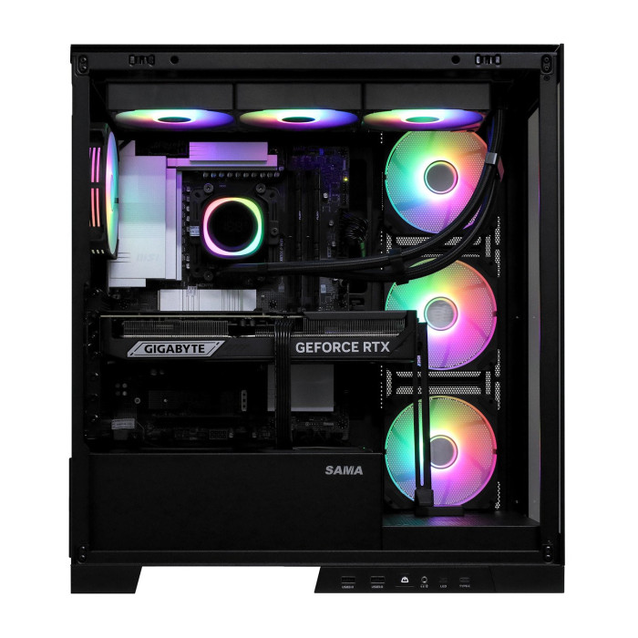 Ryzen 7 9800X3D- 4.7GHz/X870/RAM 32GB/SSD 1TB (M.2)/RTX 5070Ti-16GB/no DVD/850W/